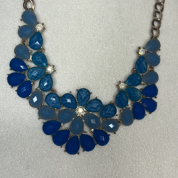 Blue necklace Adjustable length - Picture 4 of 4